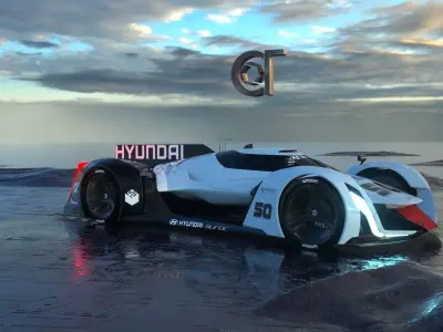  Hyundai N 2025 Vision Gran Turismo model 3d 3D model