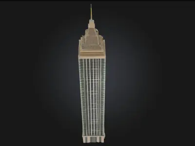 Skyward Pinnacle Iconic Tower Model for Futuristic 3D model