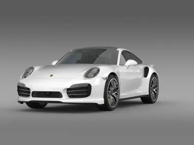 Porsche 911 Turbo S 2013 3D model