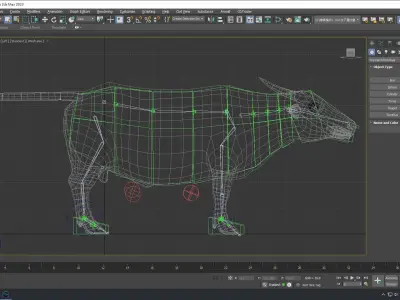 Buffalo Low-poly 3D model buy