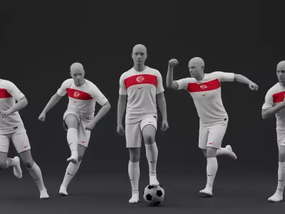 Turkiye 2024 Away Jersey 3D model