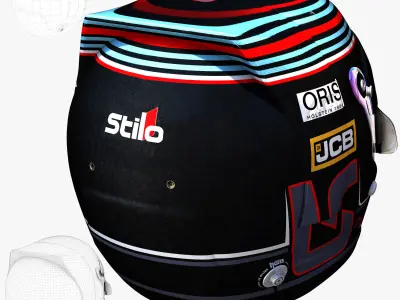 Stroll helmet 2018 Low-poly 3D model