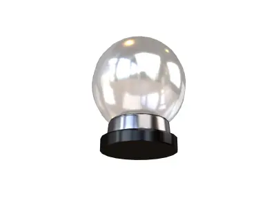 Crystal Ball V1 001 Low-poly 3D model