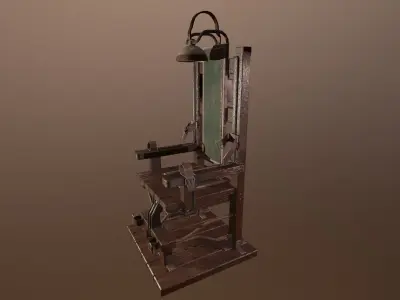 Electical Chair - PBR Game Ready model Low-poly 3D model