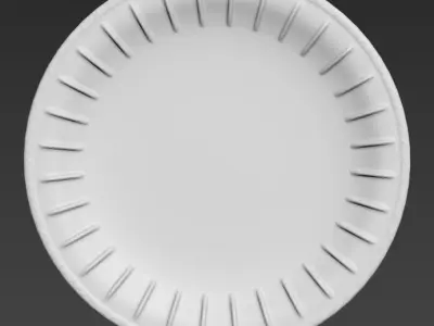Baking dish with decoration Free 3D model