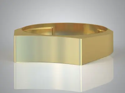 Diamond ring 0337 3D printable model  Free 3D print model