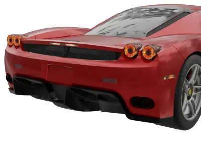 ENZO Ferrari Low-poly 3D model
