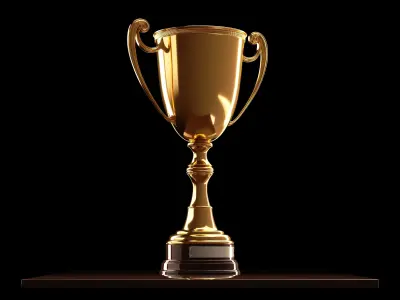 Trophy Gold Cup 3D model