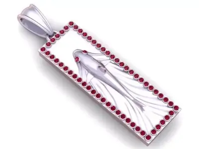 Fish pendant 3D printable model   3D print model