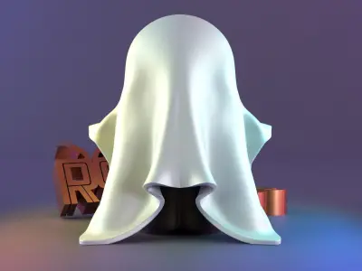 Halloween spirit decor GHOST 05 3D print model