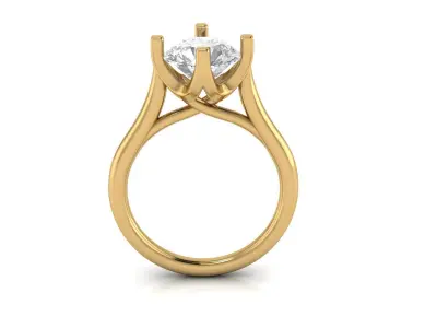 ENGAGEMENT RING 3D print model 4