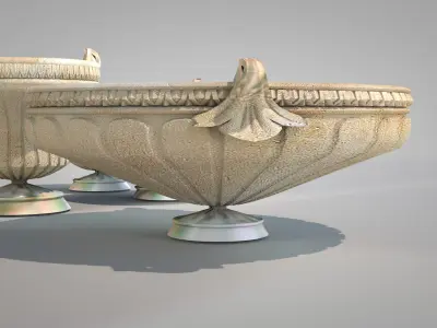Roman Island Vases 3D model