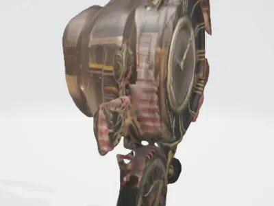 Steampunk Time Mechanisms 3D model