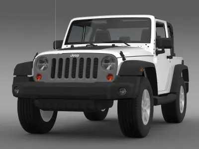 Jeep Wrangler Mountain 2012 3D model