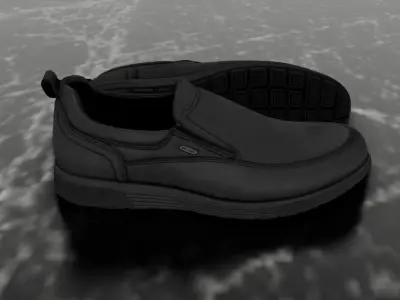 GREYDER LEATHER 3D SHOES CLASSIC Low-poly 3D model