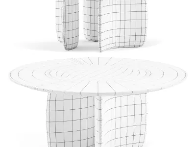 Bonaldo Mellow ST - Dining Tables 3D model