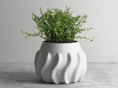 vase 3d print 549 3D print model