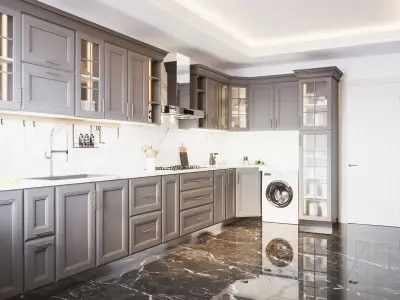 New Classic Kitchen  3D model