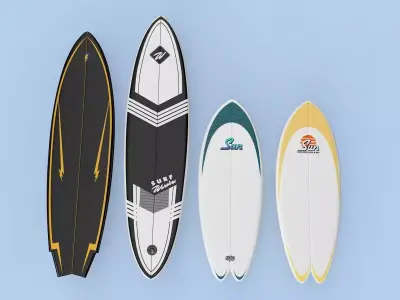 Surfboards Design  3D model