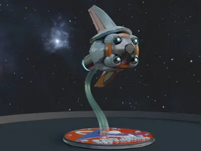 Si Fi Juno Drone Overwatch 2 3D print model