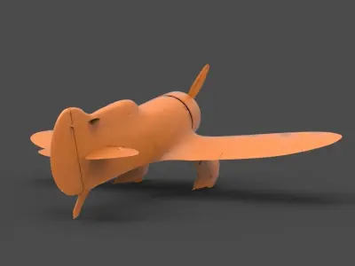 Gee Bee Model R1 3D print model