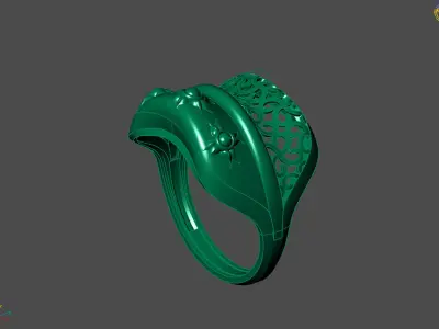 Plain Ring Women Ready STL 3DM Models Womens Rings 3D models 3D print model 16