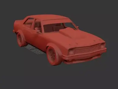 Holden Torana 4door Race Car 1977 3D print model