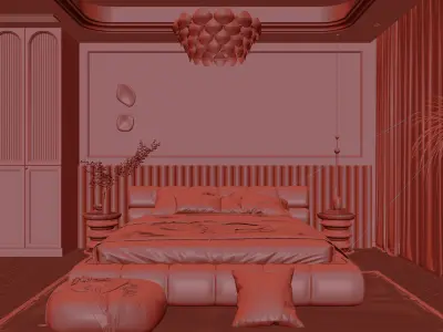  Bedroom interior 78 3D model