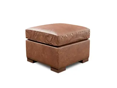 Collins Leather Ottoman 3D model