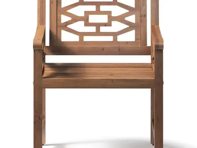 OVE Malay 3 Piece Bistro Chair 3D model