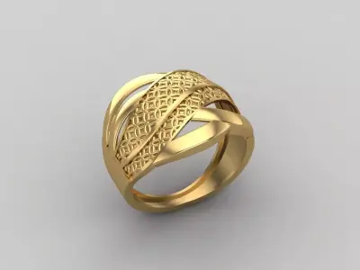 Women Ring Plain Ring Ready STL 3DM Models Womens Rings 3D print model order