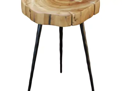 Eider Side Table Low-poly 3D model