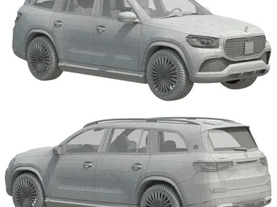 Mercedes Benz Maybach GLS 600 3D model