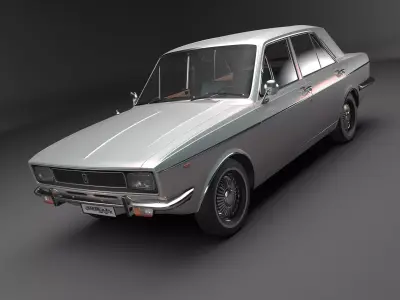 Peykan-Hillman Hunter Low-poly 3D model