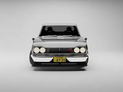 Nissan Skyline GTR  3D model