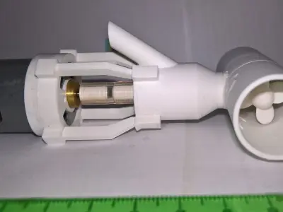 mjs2002-21 Bow Thruster 21mm for scale model boats 3D print model