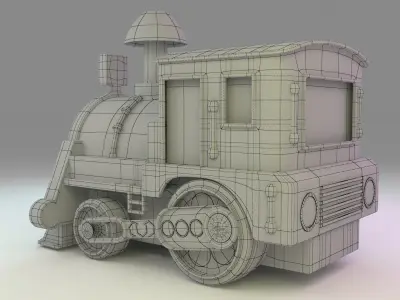 Toy Train Oyuncak tren 3D model