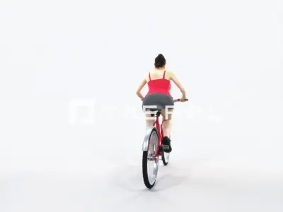 Dream 01L bicycle bike Sports Woman Low-poly 3D model