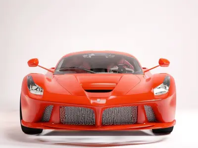 Premium Laferrari interior and exterior  3D model