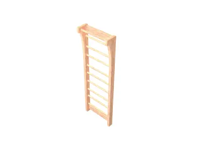 Wall Bars v1 001 Low-poly 3D model