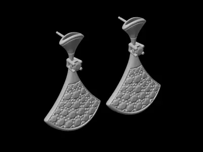 BOUCHERON - DIVAS DREAM - EARRINGS - DIAMONDS 3D print model