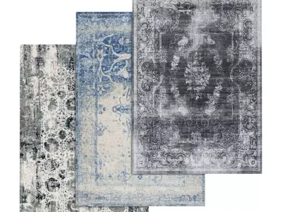 Rug Set 1949 3D model