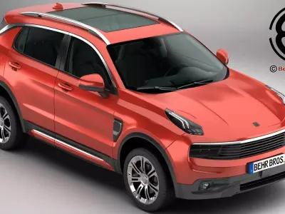 Lynk  Co 01 2018 3D model
