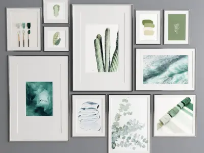 Art Frame 307 Low-poly 3D model