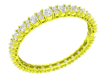 A7657 Luxury Asian Fashion Diamond Women Bangle 3D print model
