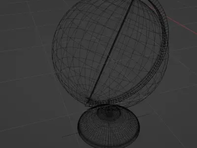 earth globe Free 3D model