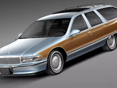 Buick Roadmaster 1996 3D model