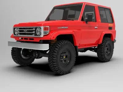 Toyota Land Cruiser J70 3D model