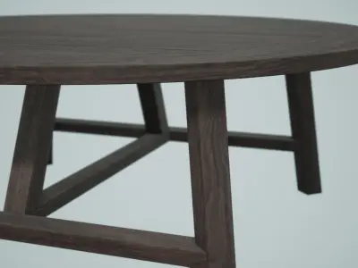 Basic Outdoor Lounge set Free low-poly 3D model