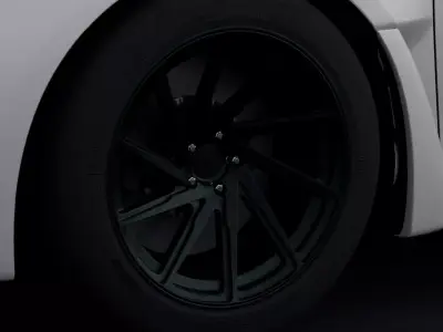 F1R F29 Aftermarket Wheel Low-poly 3D model